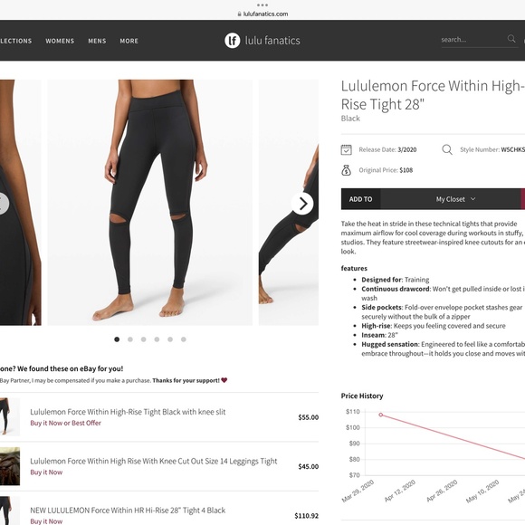 Force within High-rise leggings - Picture 7 of 8